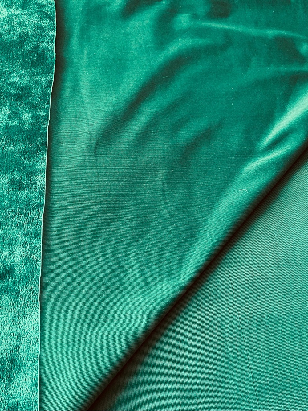 Quilting Sewing Crafting Fabric Brushed Knit Christmas Tree Green 31” x 60”